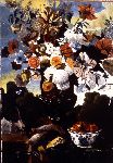 Nature morte  ( huile sur toile )    D'aprs Franois Desportes