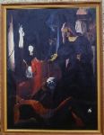 St Sbastien  ( huile sur toile )   d'aprs Caravage