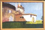 La maison  tourelle ( huile sur toile )    D'aprs Pierre Bonnard