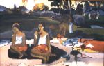 Nav nav mo   ( huile sur toile )   D'aprs Paul Gauguin