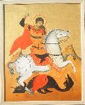 St Georges  icne  ( huile sur toile  65 cm x 81 cm )