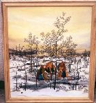 Les lavandires  ( huile sur toile )  D'aprs Lackovic