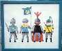 D'aprs les jouets Playmobil  ( aquarelle )